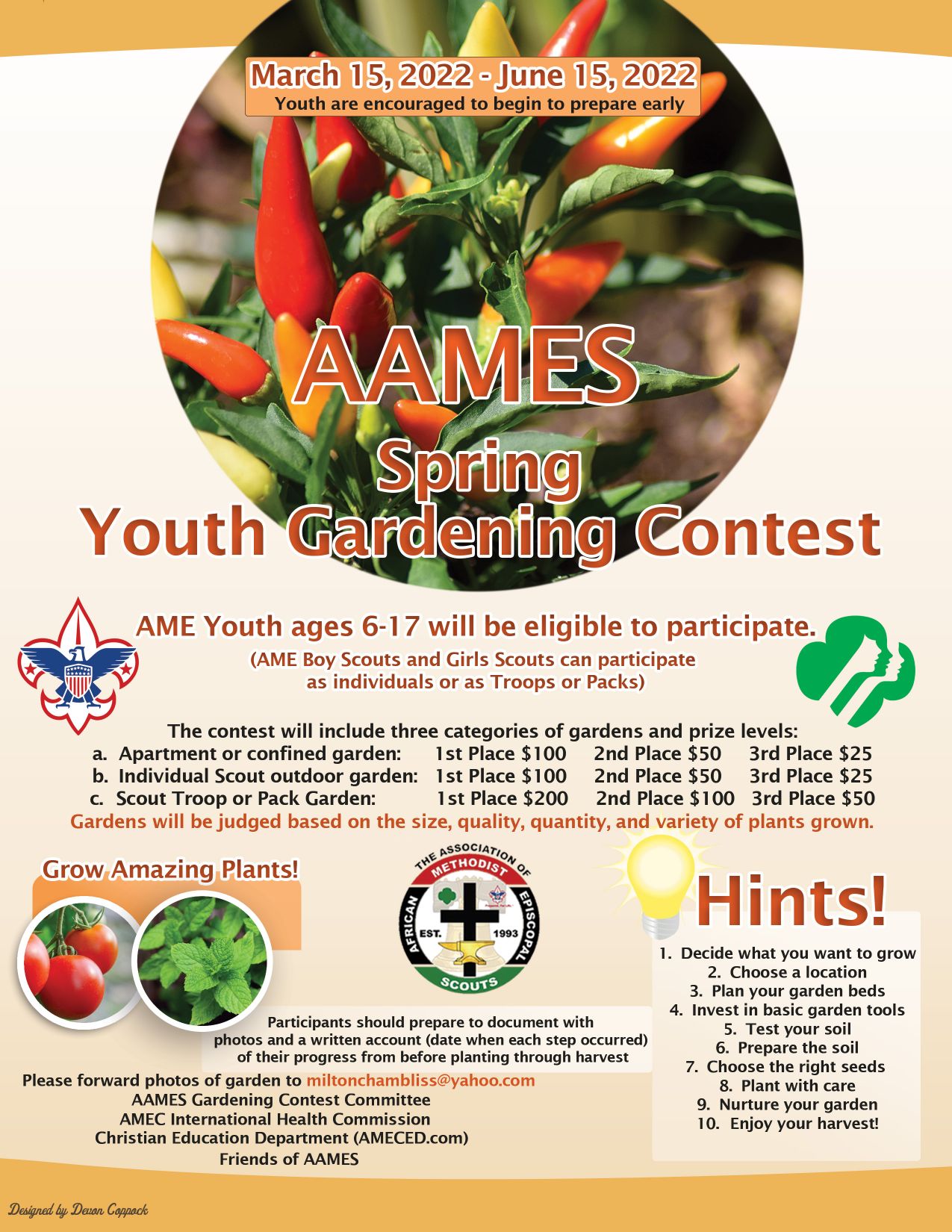 AAMES Youth Gardening 2021